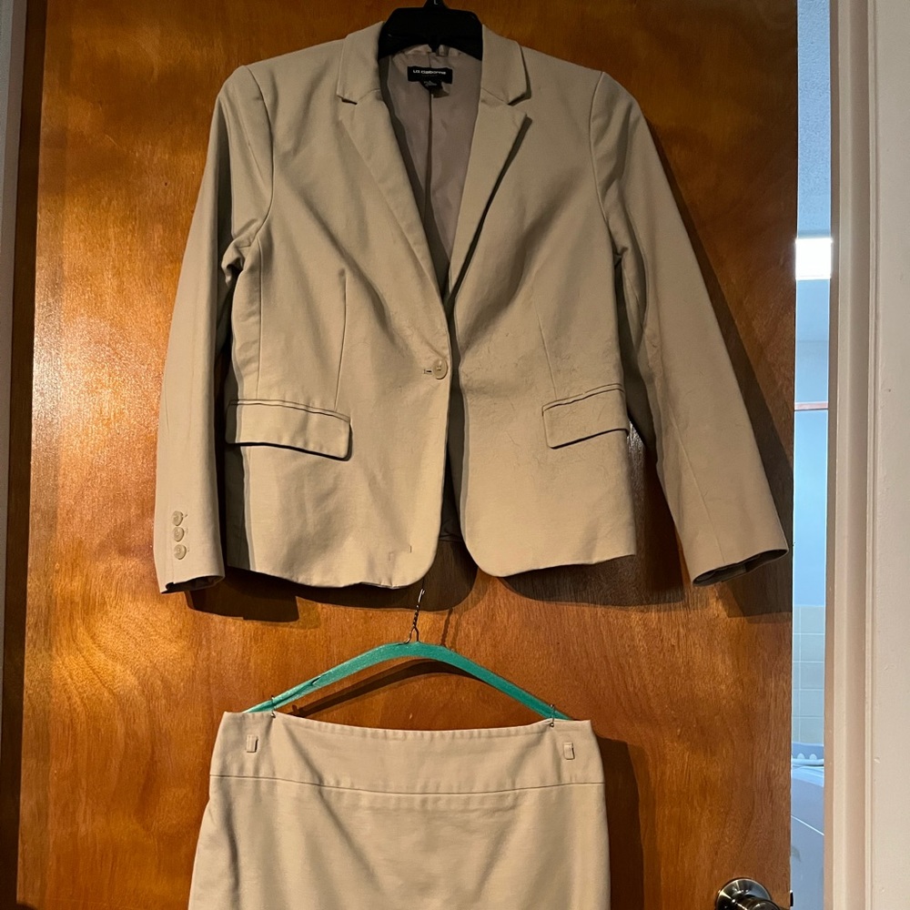 Liz Claiborne business suit.
